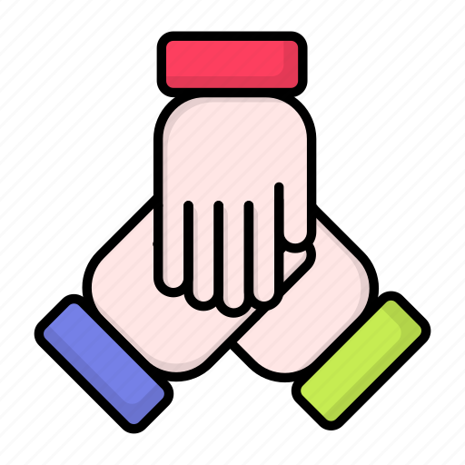 Feminism, supporters, teamwork, female, cooperation, hands icon - Download on Iconfinder