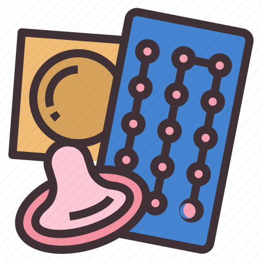Contraception, prevention, sex, ovulation, aids, condom, combined oral contraceptive pill icon - Download on Iconfinder
