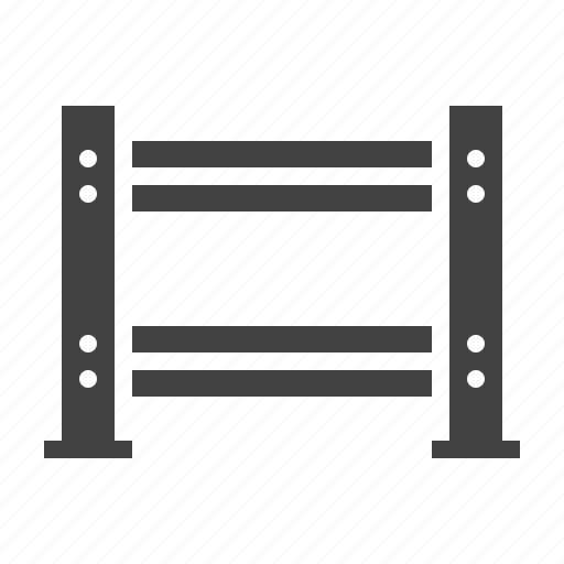 Fence, fencing, guardrail icon - Download on Iconfinder