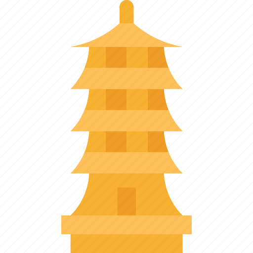 Pagoda, tower, metal, chinese, success icon - Download on Iconfinder