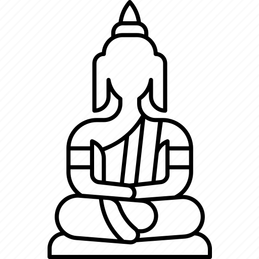 Buddha, buddhism, meditation, worship, spiritual icon - Download on Iconfinder