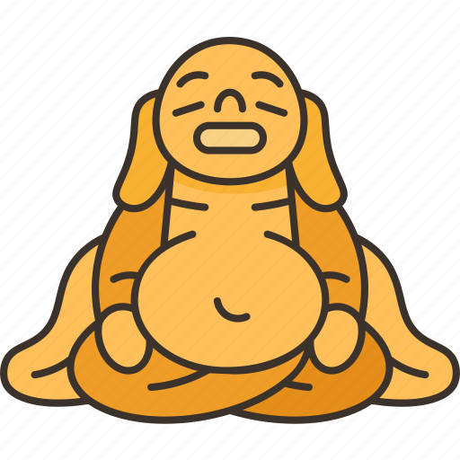 Buddha, laughing, statue, feng, shui icon - Download on Iconfinder