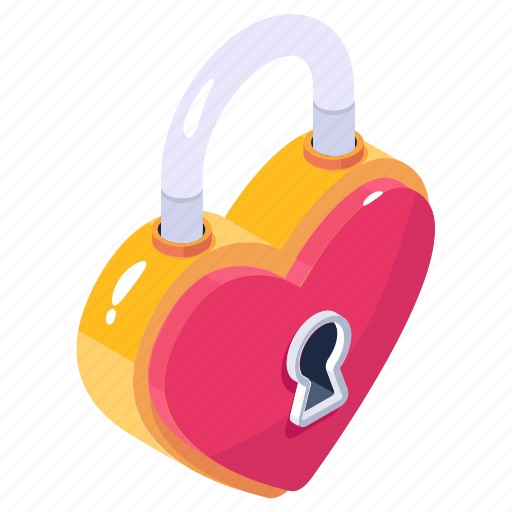 Love lock, heart lock, heart padlock, lock, padlock icon - Download on Iconfinder