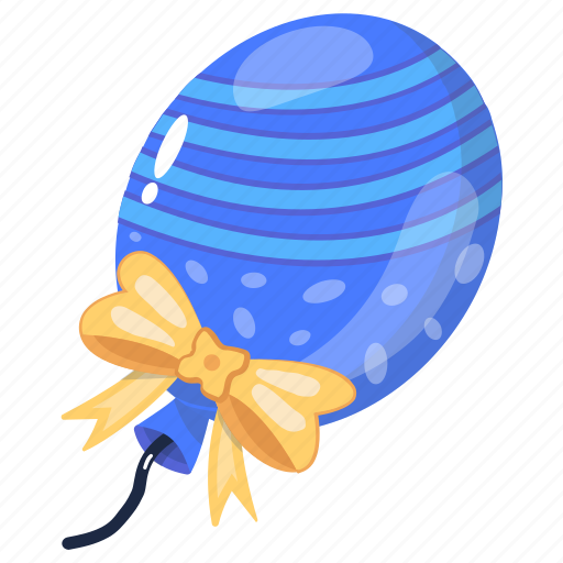 Easter balloon, helium balloon, balloon, easter celebrations, party balloon icon - Download on Iconfinder