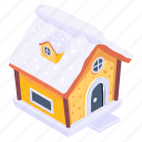 snow home, snow house, chalet, snowy cottage, accommodation