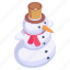 snowman, ice sculpture, christmas snowman, ice doll, frosty man 
