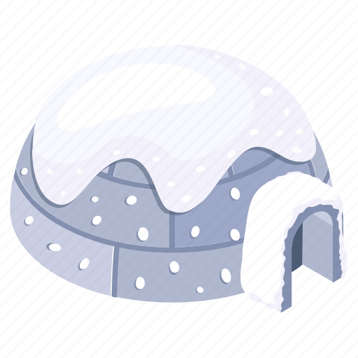 Igloo, snow house, ice home, snow fort, snow shelter icon - Download on Iconfinder