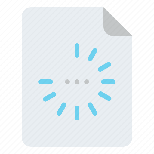 Document, file, folder, loading icon - Download on Iconfinder