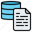 database, document, file 