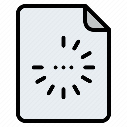 Document, file, folder, loading icon - Download on Iconfinder