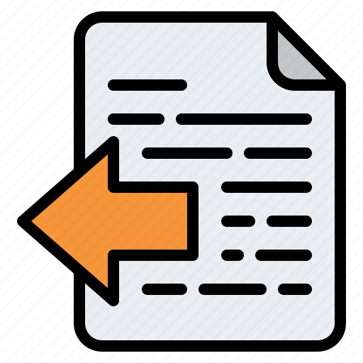 Document, file, previous icon - Download on Iconfinder