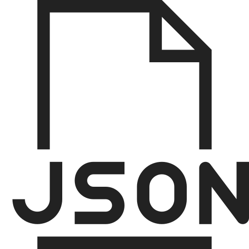 Extension, file, format, json, document, file format icon - Free download