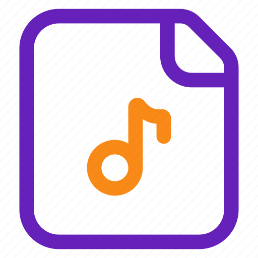 Music, file, music file, document, multimedia icon - Download on Iconfinder