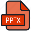 file, folder, format, type, archive, document, extension, pptx 