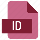 file, folder, format, type, archive, document, extension, id