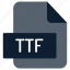 file, folder, format, type, archive, document, extension, ttf 