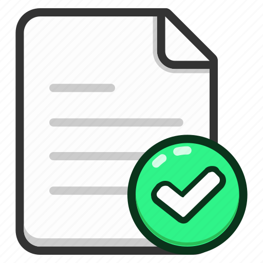 Approve, document, documents, file, files, text icon - Download on Iconfinder