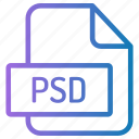 file, folder, format, type, archive, document, extension, psd