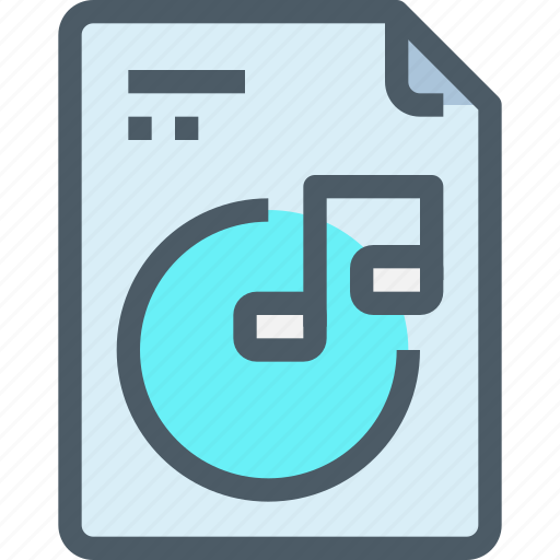 Document, file, media, music, paper, song, sound icon - Download on Iconfinder