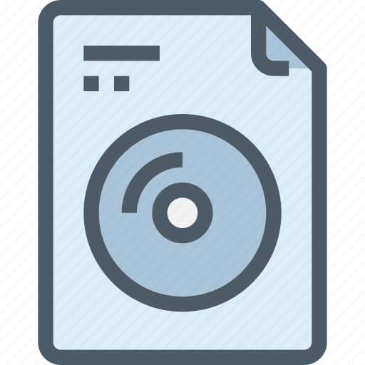 Cd, disk, document, file, paper icon - Download on Iconfinder