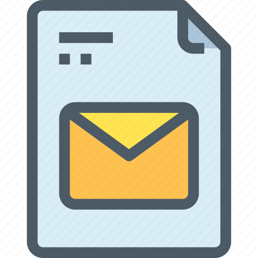 Communication, document, email, file, letter, mail, paper icon - Download on Iconfinder