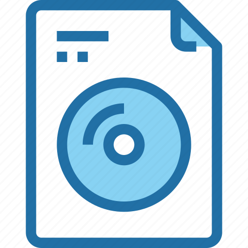 Cd, document, file, media, movie, music, paper icon - Download on Iconfinder