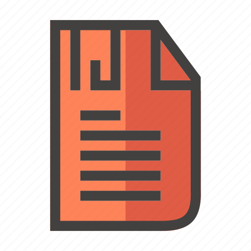 Attachment, data, document, file, format, paper icon - Download on Iconfinder
