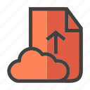 arrow, cloud, data, document, download, file, upload