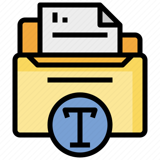 Document, file, files, folders, paper, sheet, typography icon - Download on Iconfinder