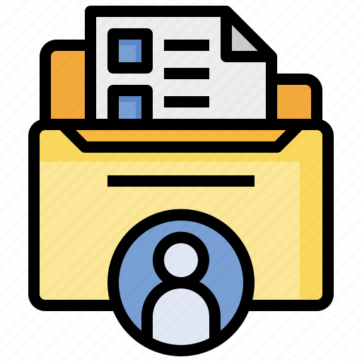 Data, document, files, folders, sheet, text, user icon - Download on Iconfinder