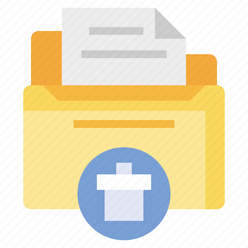 Document, files, folders, paper, sheet, text, trash icon - Download on Iconfinder