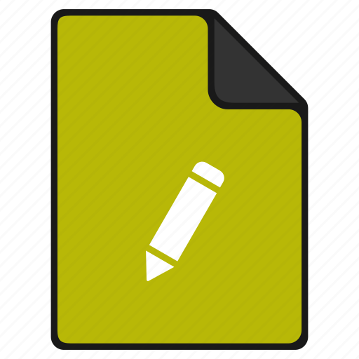 Documents, edit, file, note, pencil, text, writing icon - Download on Iconfinder