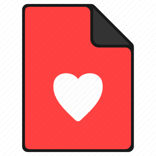 Documents, favorite, file, heart, like, love icon - Download on Iconfinder