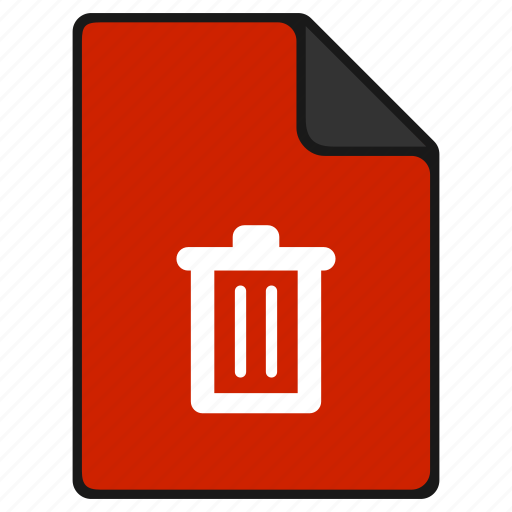 Delete, documents, file, format, paper, remove icon - Download on Iconfinder