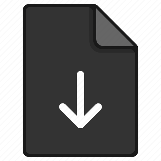 Arrow, documents, down, download, file, install icon - Download on Iconfinder