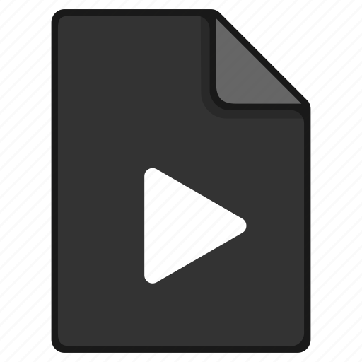 Audio, documents, file, media, movie video icon - Download on Iconfinder