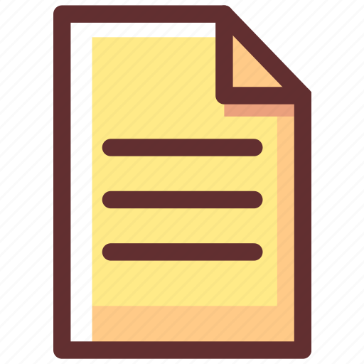 Document, office, page, paper icon - Download on Iconfinder