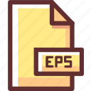 document, eps, extension, file, type