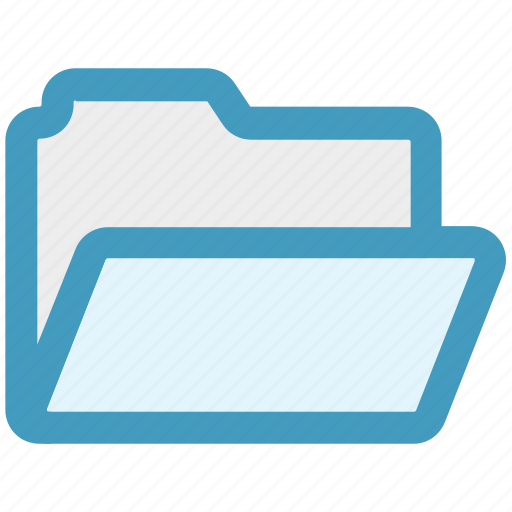 Documents, empty folder, folder, folder open, office, storage icon - Download on Iconfinder