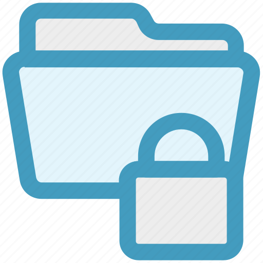 Documents, folder, folder lock, password, secure icon - Download on Iconfinder