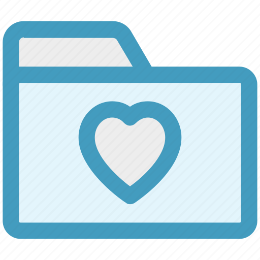 Bookmark, category, favorite, folder, heart, like icon - Download on Iconfinder
