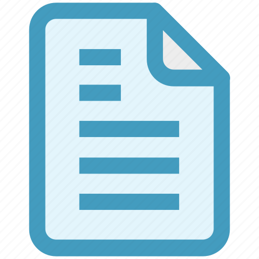 Doc, document, file, list, page, paper icon - Download on Iconfinder