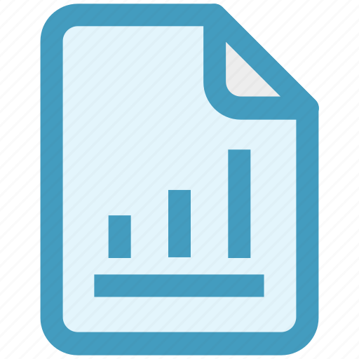 Document, file, graph file, graph paper, paper icon - Download on Iconfinder