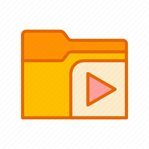 Document, file, folder, movie, play, video icon - Download on Iconfinder