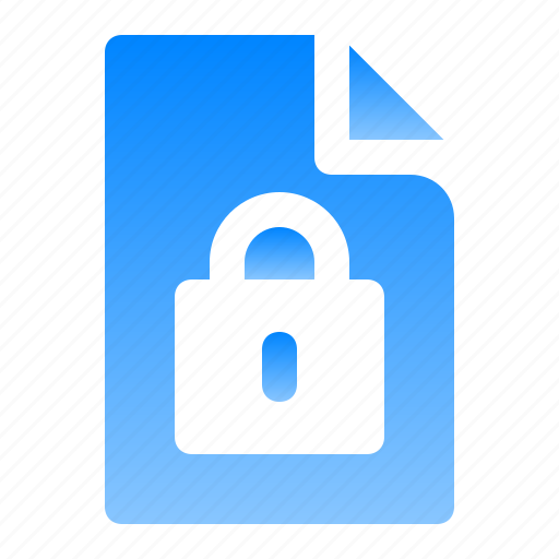Files, folders, file, locked, lock, data, list icon - Download on Iconfinder