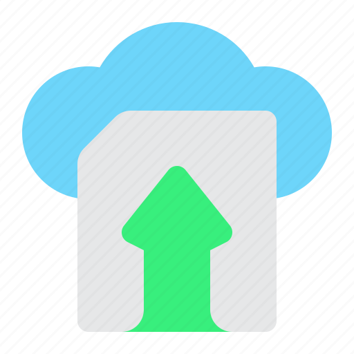 File, document, cloud, storage, upload icon - Download on Iconfinder