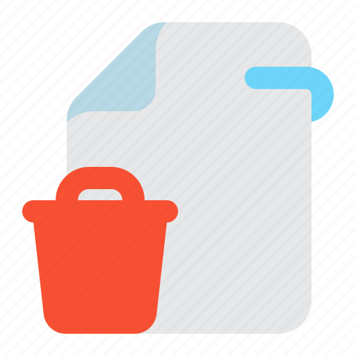 File, document, delete, trash, recycle, bin icon - Download on Iconfinder