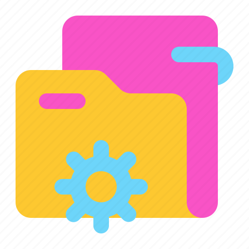 File, document, folder, setting, process icon - Download on Iconfinder