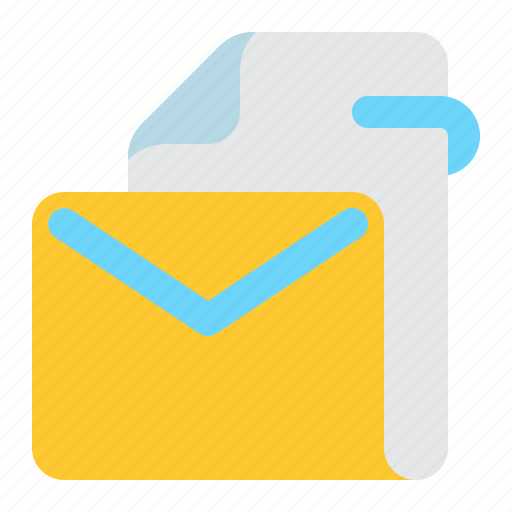 File, document, mail, message, envelope icon - Download on Iconfinder