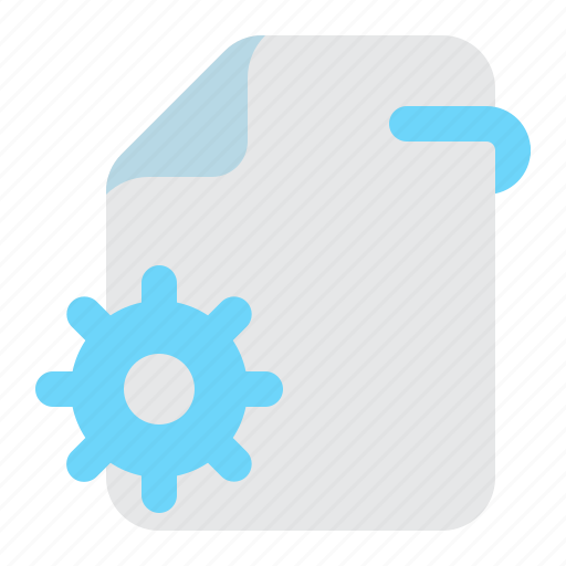 File, document, revision, setting, process icon - Download on Iconfinder